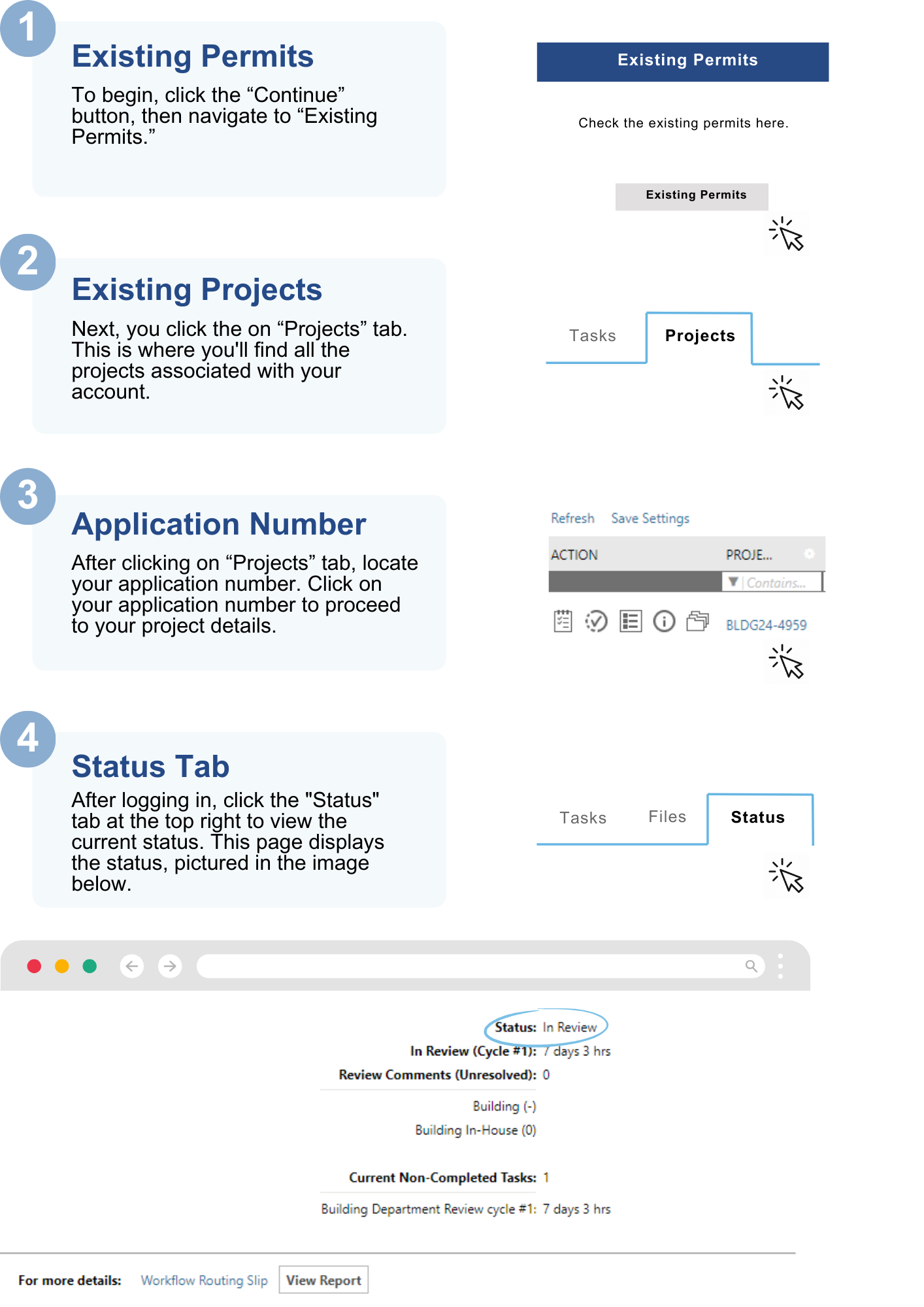 Check Project Status